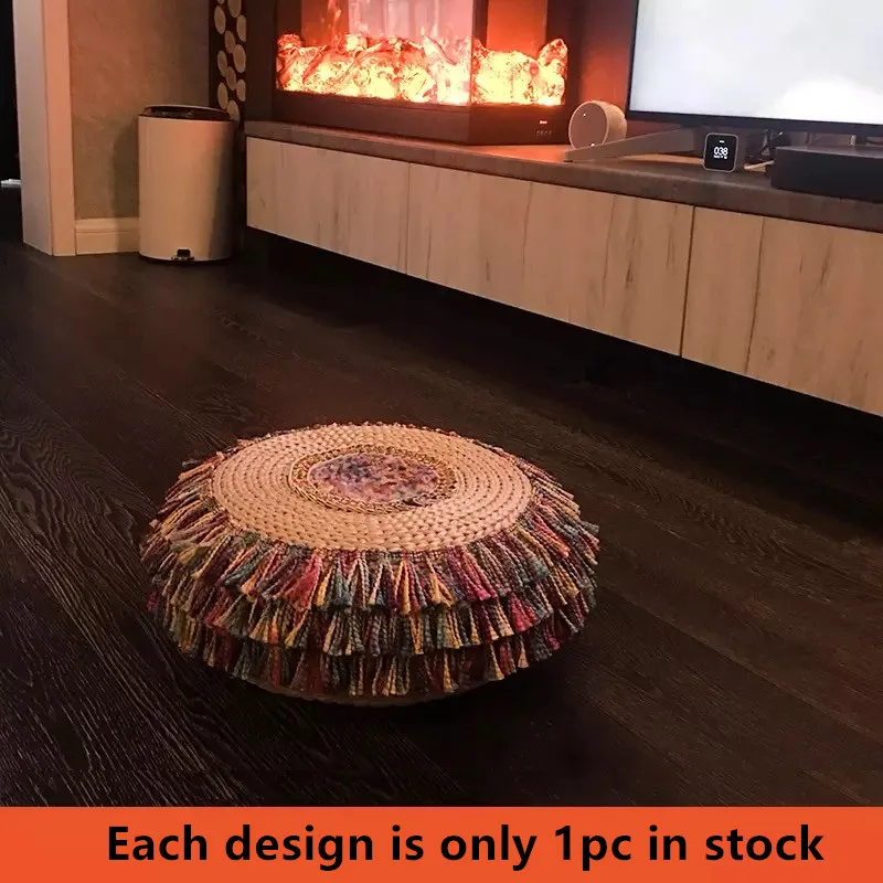 Handmade retro bohemian nordic shoe changing stool coffee table stool low stool straw futon
Handmade retro bohemian nordic shoe changing stool coffee table stool low stool straw futon