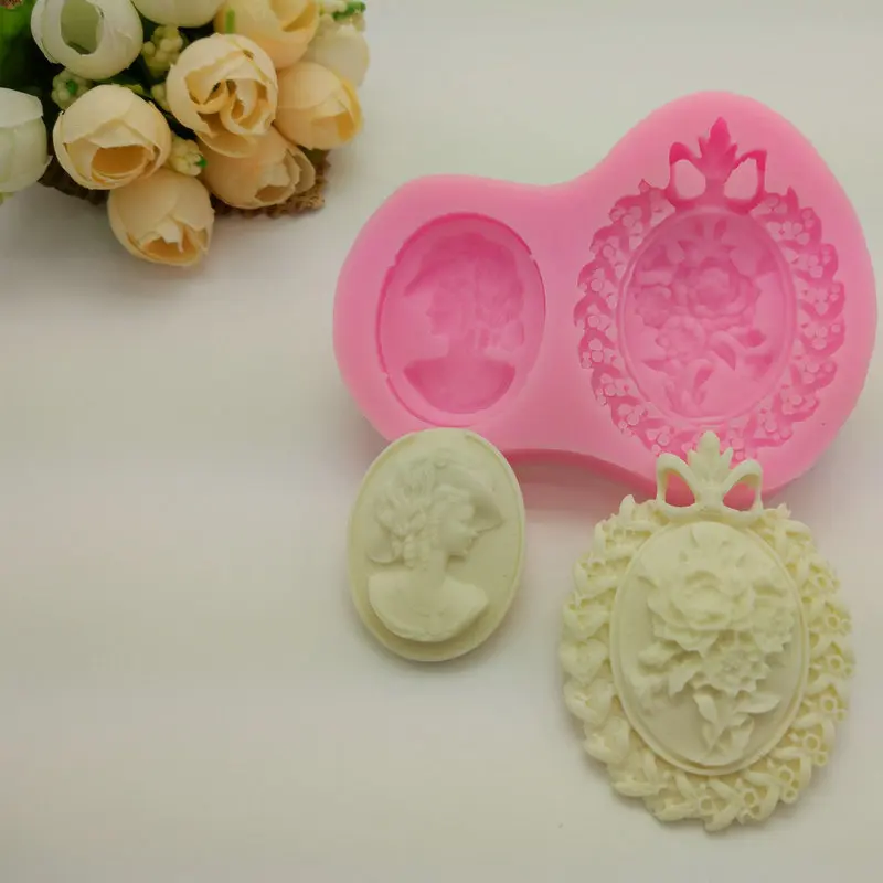Woman Rose Embosse Fondant Silicone Mold for DIY Pastry Cupcake Dessert Lace Cake Decoration Kitchen Accessories Baking Tool 
Woman Rose Embosse Fondant Silicone Mold for DIY Pastry Cupcake Dessert Lace Cake Decoration Kitchen Accessories Baking Tool
