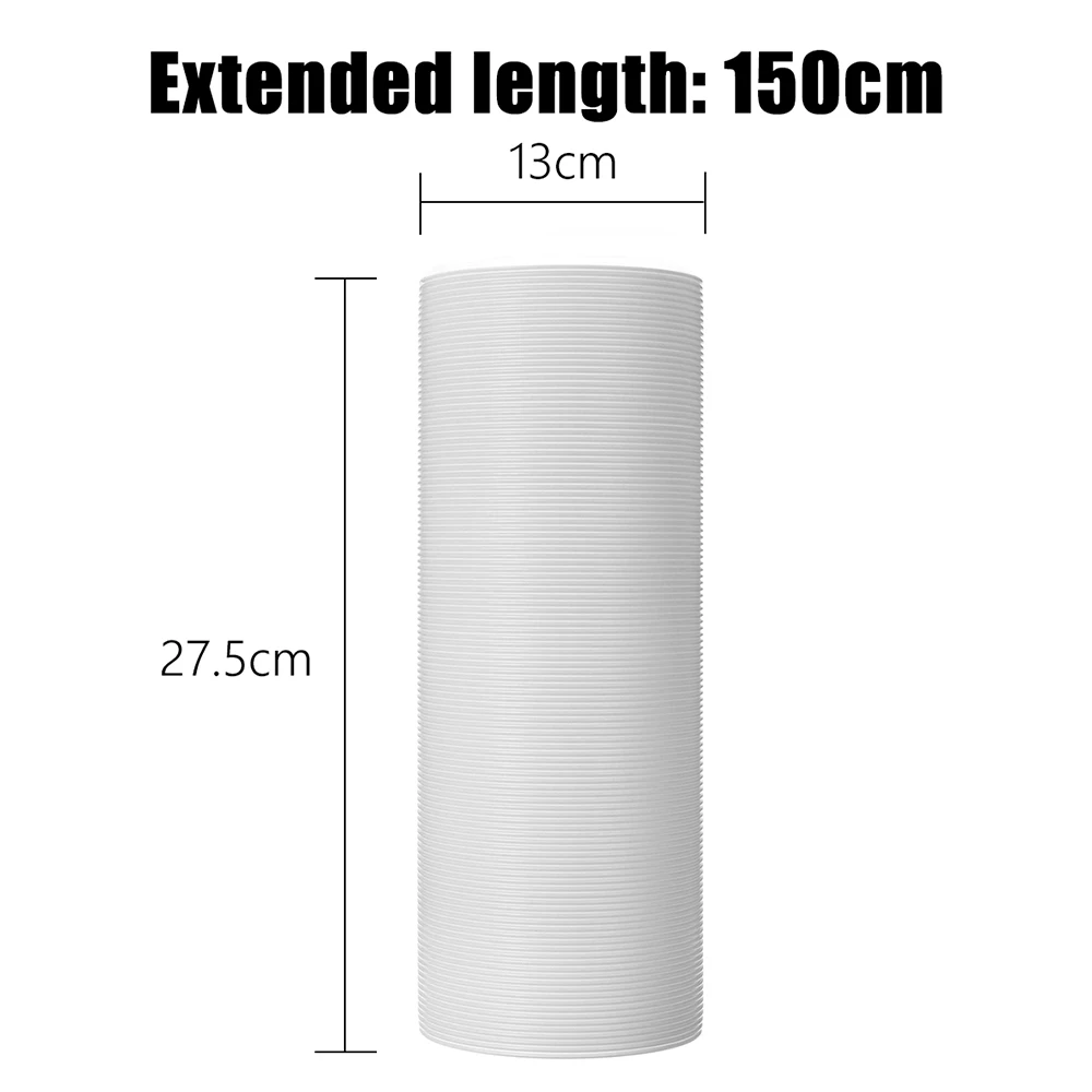 New 130*1500mm Exhaust Hose Universal Type Mobile Air Conditioning Telescopic Exhaust Pipe
New 130*1500mm Exhaust Hose Universal Type Mobile Air Conditioning Telescopic Exhaust Pipe