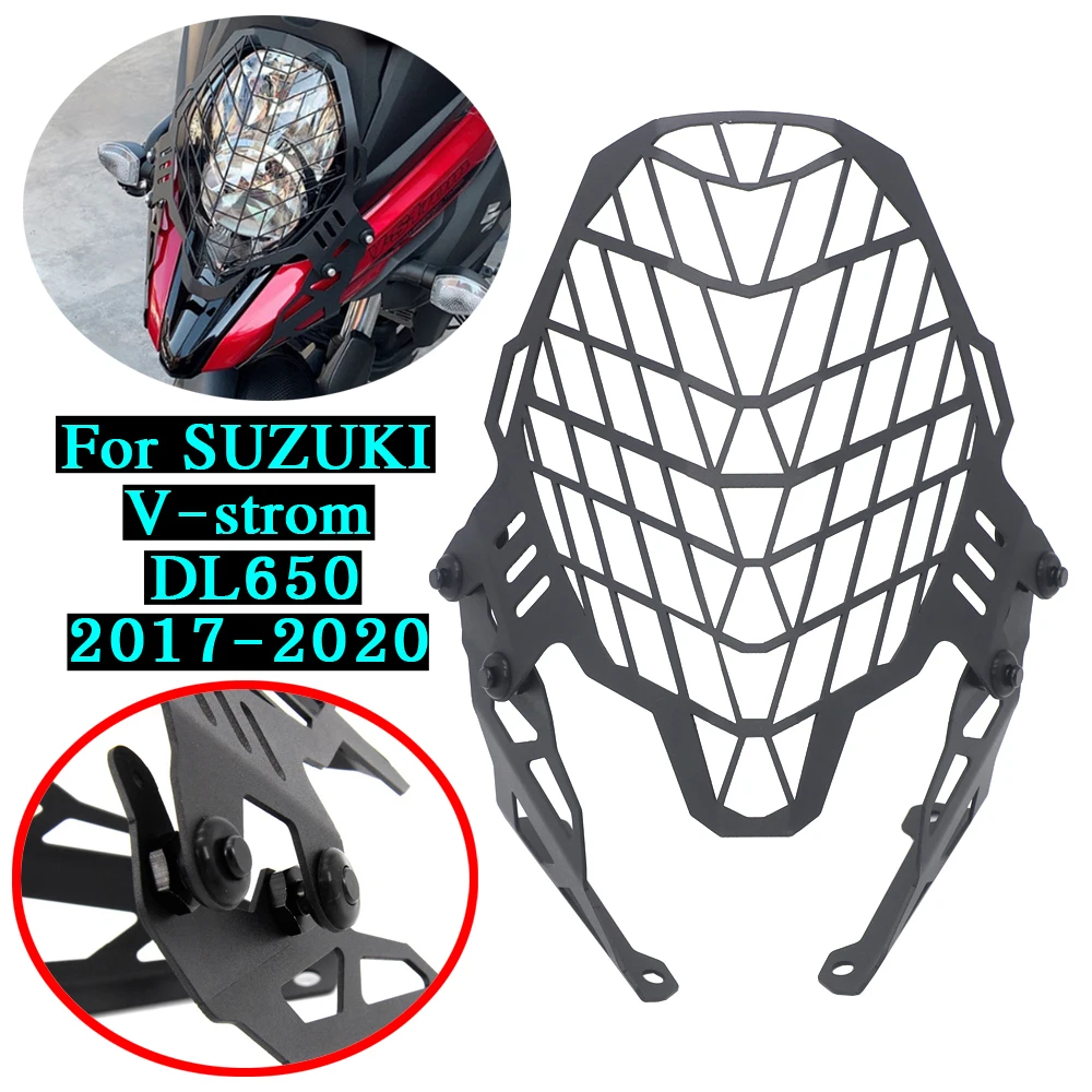Motorcycle Headlight Head Light Guard Protector Cover Protection Grill For SUZUKI DL650 V-strom DL 650 Vstrom 650 2017-2020 2019
Motorcycle Headlight Head Light Guard Protector Cover Protection Grill For SUZUKI DL650 V-strom DL 650 Vstrom 650 2017-2020 2019