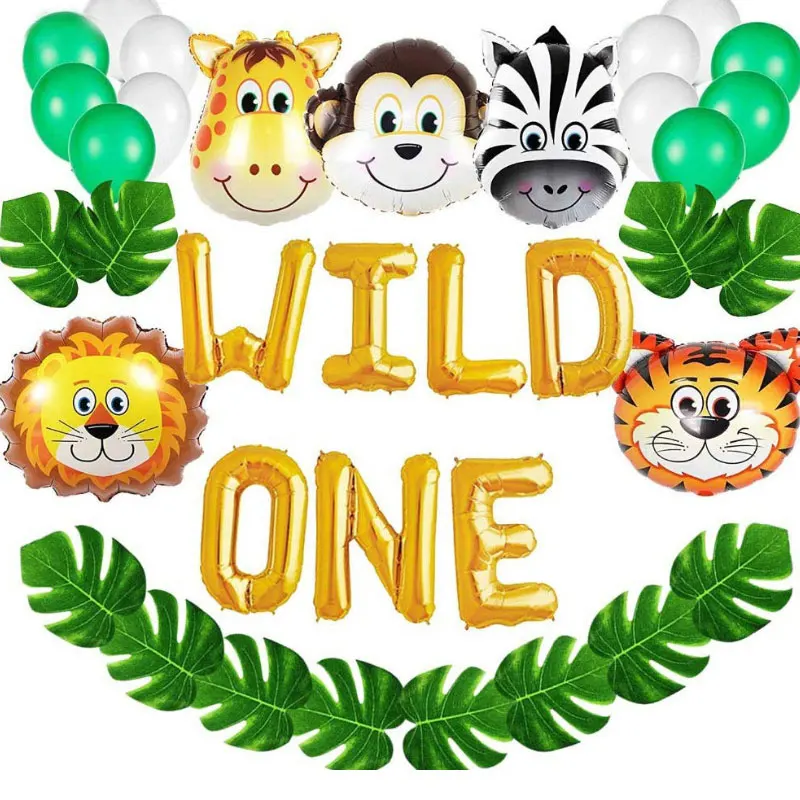 American Version Gold Letters Decoration Party Wedding Wild One Decor Air Simple Birthday Balloons Set
American Version Gold Letters Decoration Party Wedding Wild One Decor Air Simple Birthday Balloons Set