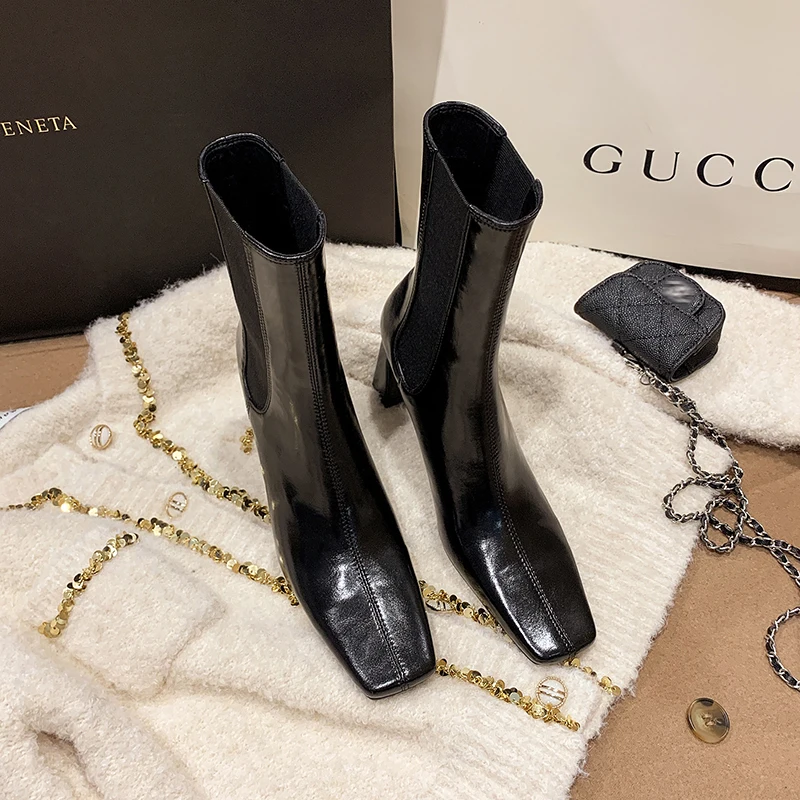GD-time Sexy Fashion Newest Shoes Woman 2022 Genuine Leather Elastic Band Women Boots For Ladies Winter Office Lady Women Boots
GD-time Sexy Fashion Newest Shoes Woman 2022 Genuine Leather Elastic Band Women Boots For Ladies Winter Office Lady Women Boots