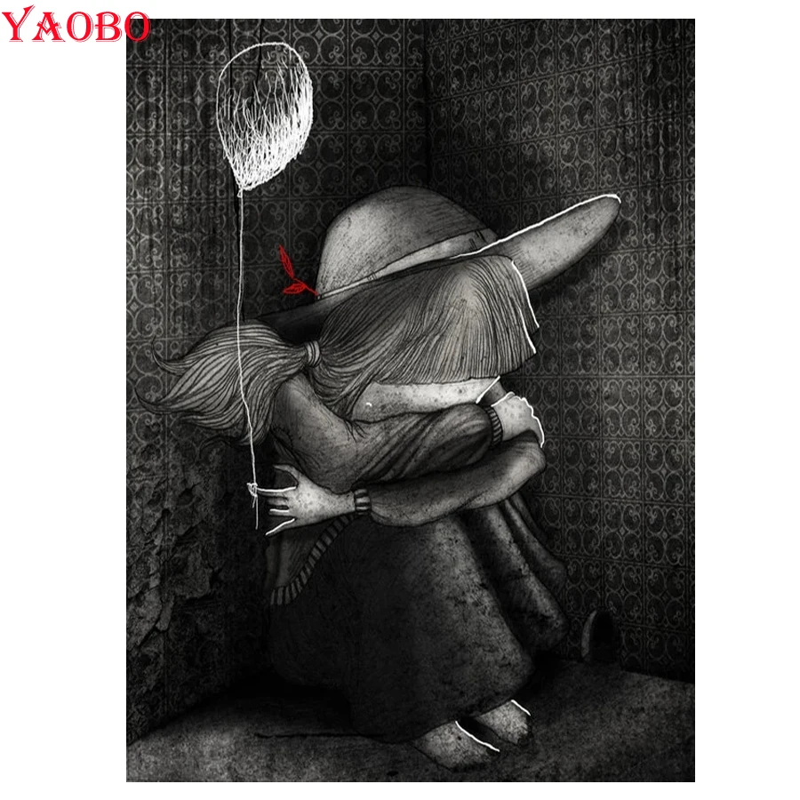 Diy 5d Diamond Painting Lonely children and balloons Cross Stitch Square Round Diamond Embroidery Handwork Rhinestone Art
Diy 5d Diamond Painting Lonely children and balloons Cross Stitch Square Round Diamond Embroidery Handwork Rhinestone Art