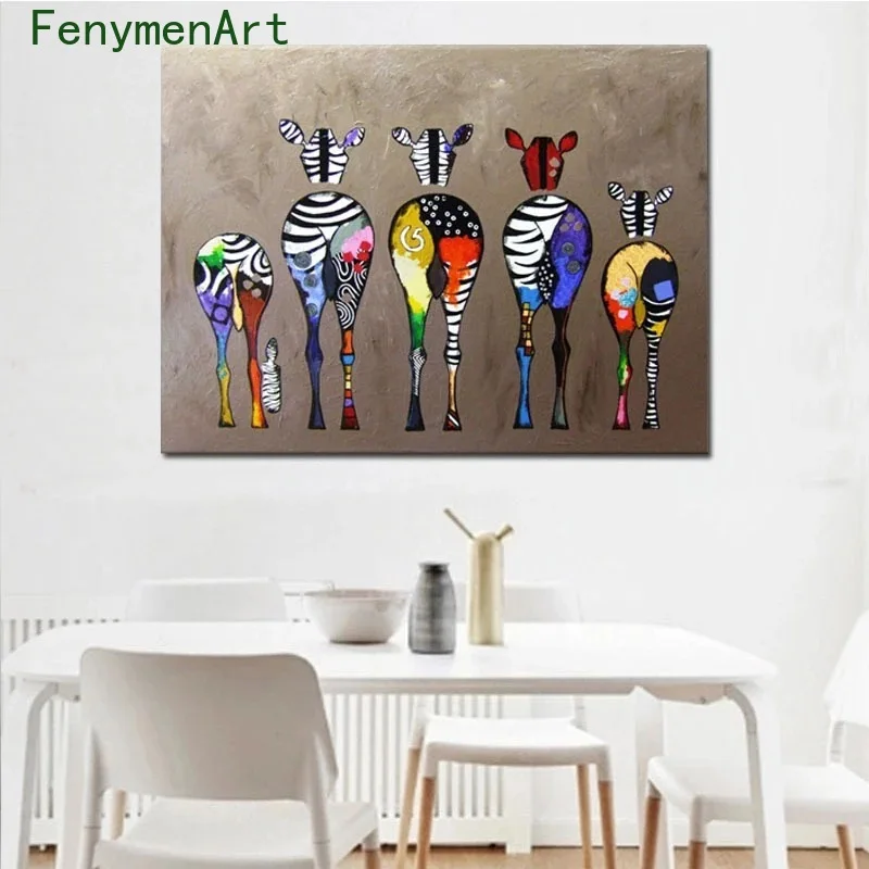 Decorative Picture Colorful Zebra Canvas Oil Painting Funny Animal Wall Posters And Prints For Living Room Bedroom Kids Room
Decorative Picture Colorful Zebra Canvas Oil Painting Funny Animal Wall Posters And Prints For Living Room Bedroom Kids Room