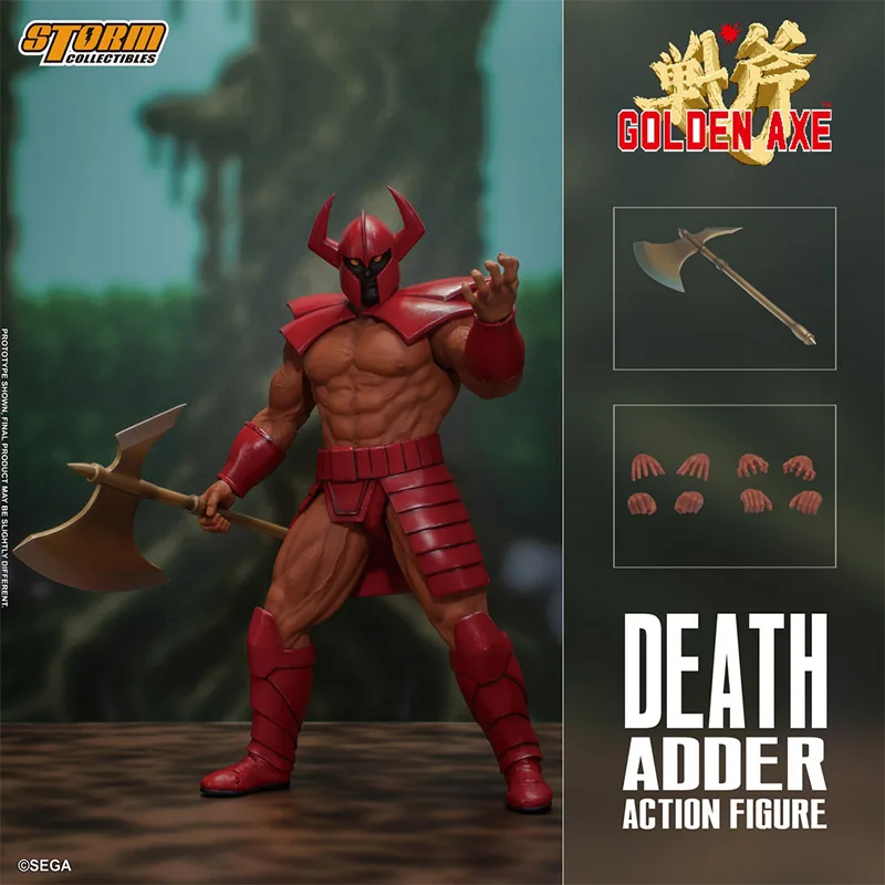 Storm Toys 1/12 SGGX03 Arcade Battle Axe DEATH ADDER 6'' Full Set Strong Body Action Figure In Stock
Storm Toys 1/12 SGGX03 Arcade Battle Axe DEATH ADDER 6'' Full Set Strong Body Action Figure In Stock