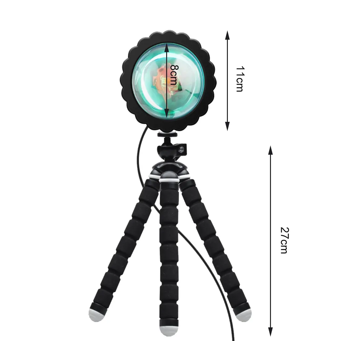 Atmosphere Led Night Light Rainbow Sunset Projector Lamp for Home Coffe shop Background Wall Decoration USB Operate Table Lamp
Atmosphere Led Night Light Rainbow Sunset Projector Lamp for Home Coffe shop Background Wall Decoration USB Operate Table Lamp