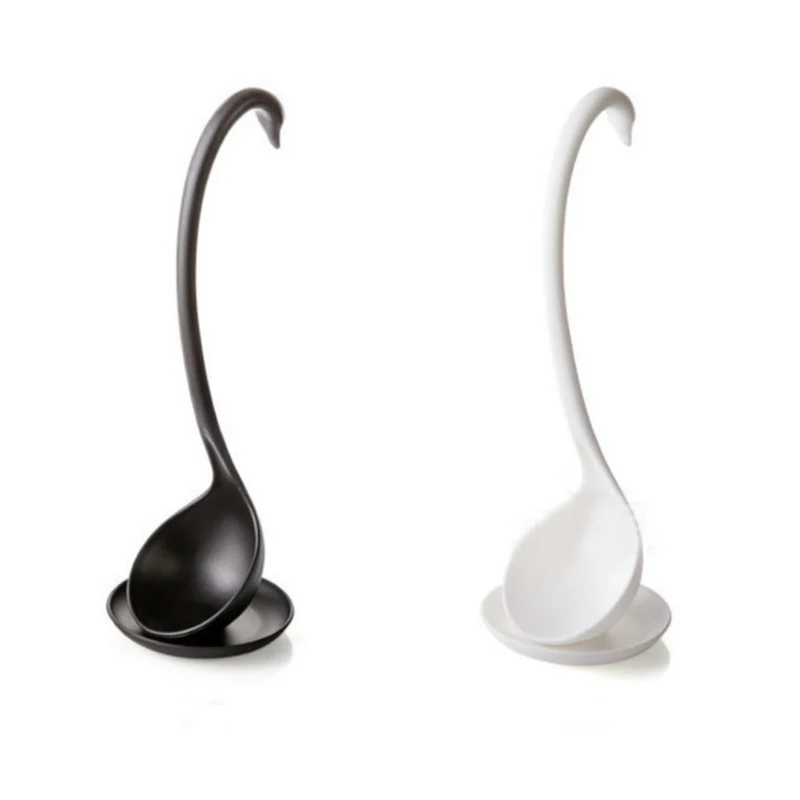 Creative Swan Long Handle Soup Spoon With Tray Tableware Kitchen Cooking Tools Plastic Household Spoons Kitchen Accessories
Creative Swan Long Handle Soup Spoon With Tray Tableware Kitchen Cooking Tools Plastic Household Spoons Kitchen Accessories