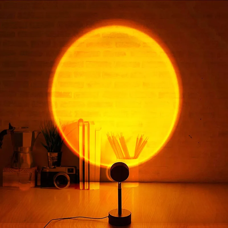 USB Rainbow Sunset Red Projector Led Night Light Sun Projection Desk Lamp for Bedroom Bar Coffee Store Wall Decoration Lighting
USB Rainbow Sunset Red Projector Led Night Light Sun Projection Desk Lamp for Bedroom Bar Coffee Store Wall Decoration Lighting
