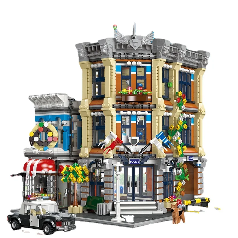 89134 City Street View Creative MOC Town Police Station 3111pcs Building Blocks Bricks Kid Toy Birthday Gift Set
89134 City Street View Creative MOC Town Police Station 3111pcs Building Blocks Bricks Kid Toy Birthday Gift Set