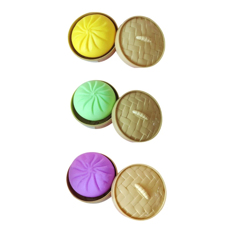 Realistic Steam Stuffed Bun Decompression Toy Handhold Squeeze Fidget Miniature Novelty Kitchen Toy Simulation Dumpling
Realistic Steam Stuffed Bun Decompression Toy Handhold Squeeze Fidget Miniature Novelty Kitchen Toy Simulation Dumpling