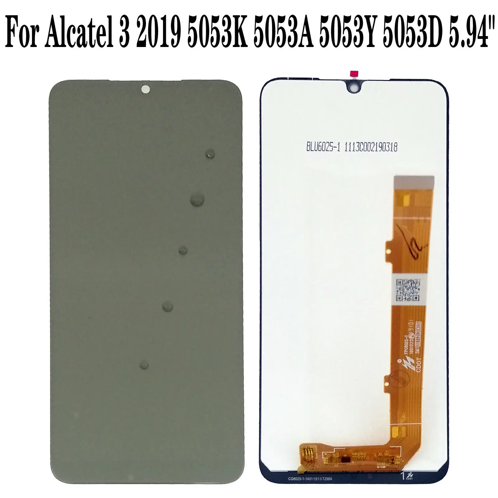 Original New For Alcatel 3 2019 5053K 5053A 5053Y 5053D LCD Display Touch Screen
Original New For Alcatel 3 2019 5053K 5053A 5053Y 5053D LCD Display Touch Screen