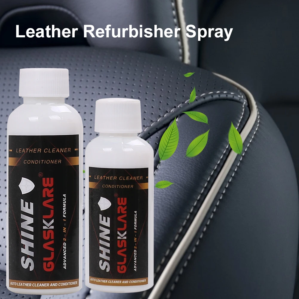 GLASKLARE Car Interior Leather Restoration Spray Seat Sofa Leather Maintenance Refurbisher Leather Care Agent Spray 50ml/100ml
GLASKLARE Car Interior Leather Restoration Spray Seat Sofa Leather Maintenance Refurbisher Leather Care Agent Spray 50ml/100ml