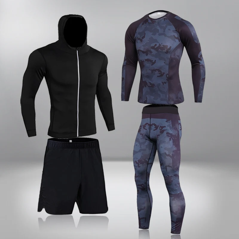 Men's Running Sets Gym Tight Thermal Underwear Training Tracksuit Fitness Jogging Sports Wear Compression Sports Clothes
Men's Running Sets Gym Tight Thermal Underwear Training Tracksuit Fitness Jogging Sports Wear Compression Sports Clothes