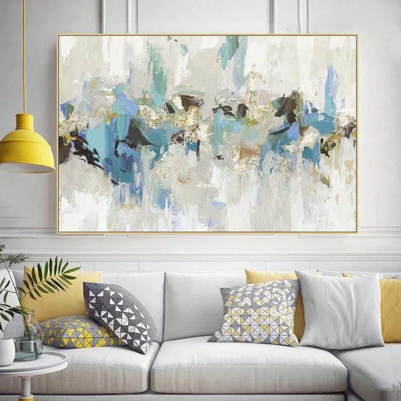 Gold Leaf Picture Art Hand Painted Modern Abstract Oil Painting On Canvas Wall Art For Living Room Home Decoration No Framed
Gold Leaf Picture Art Hand Painted Modern Abstract Oil Painting On Canvas Wall Art For Living Room Home Decoration No Framed