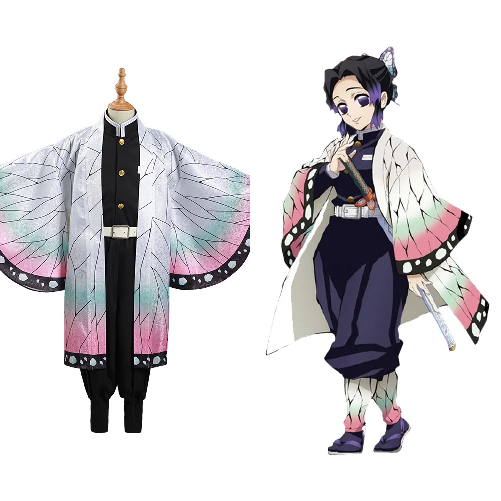 Anime Demon Slayer Kimetsu no Yaiba Kochou Shinobu Cosplay Costume Kimono Kids Cloak Coat Halloween Carnival Suit
Anime Demon Slayer Kimetsu no Yaiba Kochou Shinobu Cosplay Costume Kimono Kids Cloak Coat Halloween Carnival Suit