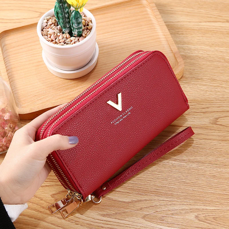 Luxury Brand PU Leather Women Long Double Zipper Coin Purses Tassel Design Clutch Wallet Female Money Credit Card Holder
Luxury Brand PU Leather Women Long Double Zipper Coin Purses Tassel Design Clutch Wallet Female Money Credit Card Holder