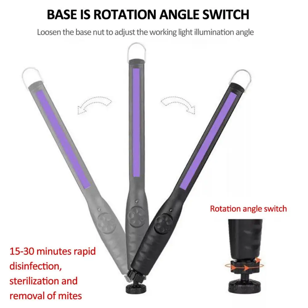 Portable Sterilize UV-C Light Germicidal UV Lamp Home Handheld Disinfection | Лампы и освещение