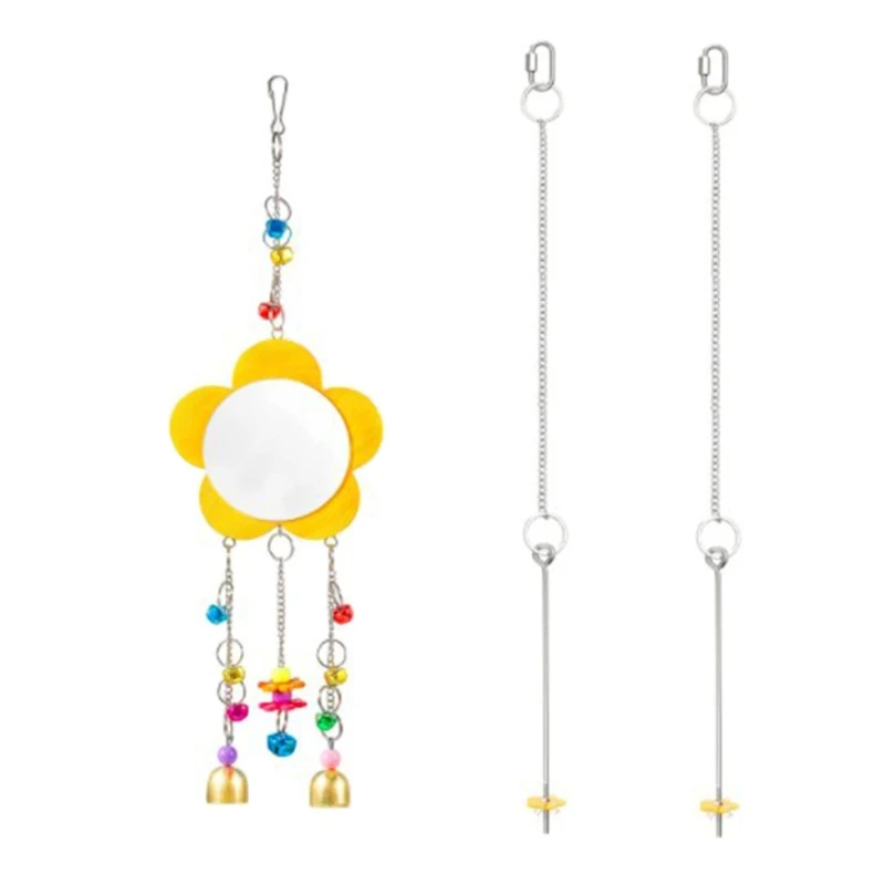 Chicken Toys for Hens Mirror Toy with Bells Stainless Steel Veggie Fruit Feeders Birds Suspensible Chicken Coop Toy
Chicken Toys for Hens Mirror Toy with Bells Stainless Steel Veggie Fruit Feeders Birds Suspensible Chicken Coop Toy