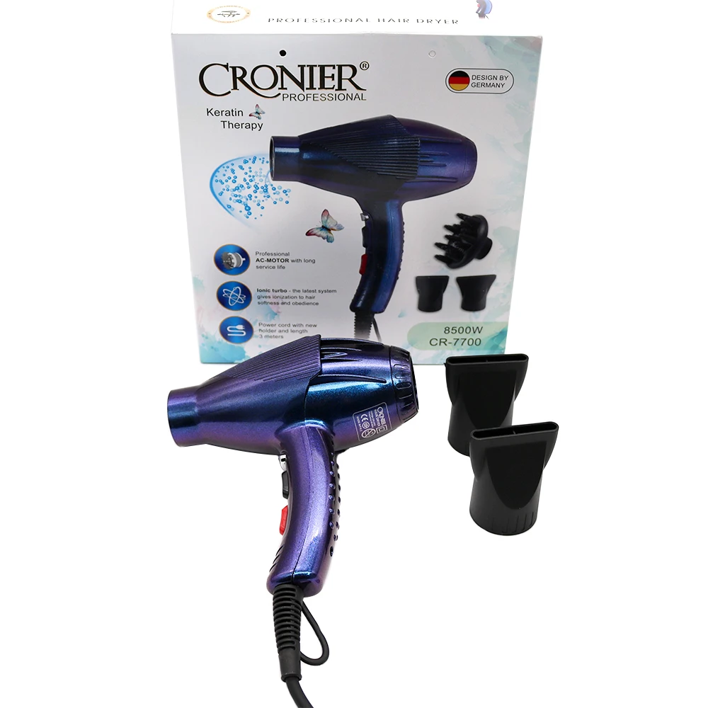 8500w professional hair dryer blow hot air style with two Nozzle hot cold air speed adjust Salon Hair Styling Tool with diffuser
8500w professional hair dryer blow hot air style with two Nozzle hot cold air speed adjust Salon Hair Styling Tool with diffuser