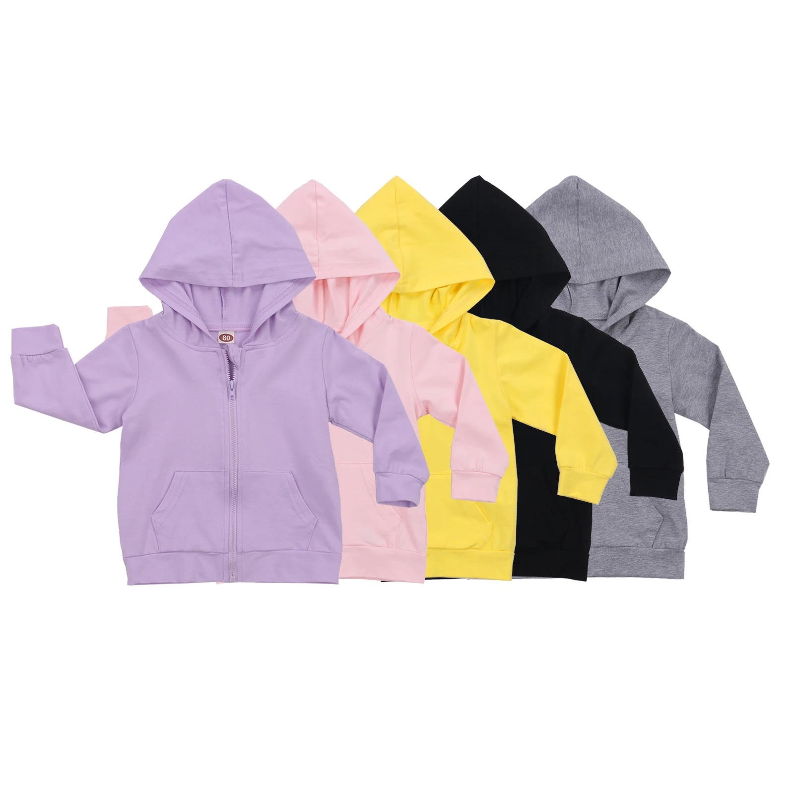 New Hooded Sweatshirts Zipper Long-Sleeve Kangaroo Pocket Solid Color 0-6 Years Kids Boys Girls Outdoor Casual Coat Sportswear
New Hooded Sweatshirts Zipper Long-Sleeve Kangaroo Pocket Solid Color 0-6 Years Kids Boys Girls Outdoor Casual Coat Sportswear