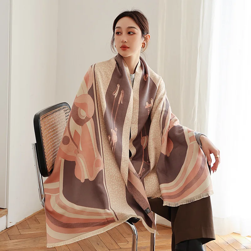 2021 Winter Scarf Women Cashmere Shawls Wraps Horse Print Pashmina Warm Thick Bufanda Foulard Blanket Female Stoles Scarves
2021 Winter Scarf Women Cashmere Shawls Wraps Horse Print Pashmina Warm Thick Bufanda Foulard Blanket Female Stoles Scarves