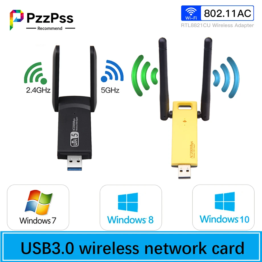 USB 3.0 wireless network card 1200Mbps Wifi is suitable for notebook desktop computer adapter antenna dongle network card
USB 3.0 wireless network card 1200Mbps Wifi is suitable for notebook desktop computer adapter antenna dongle network card