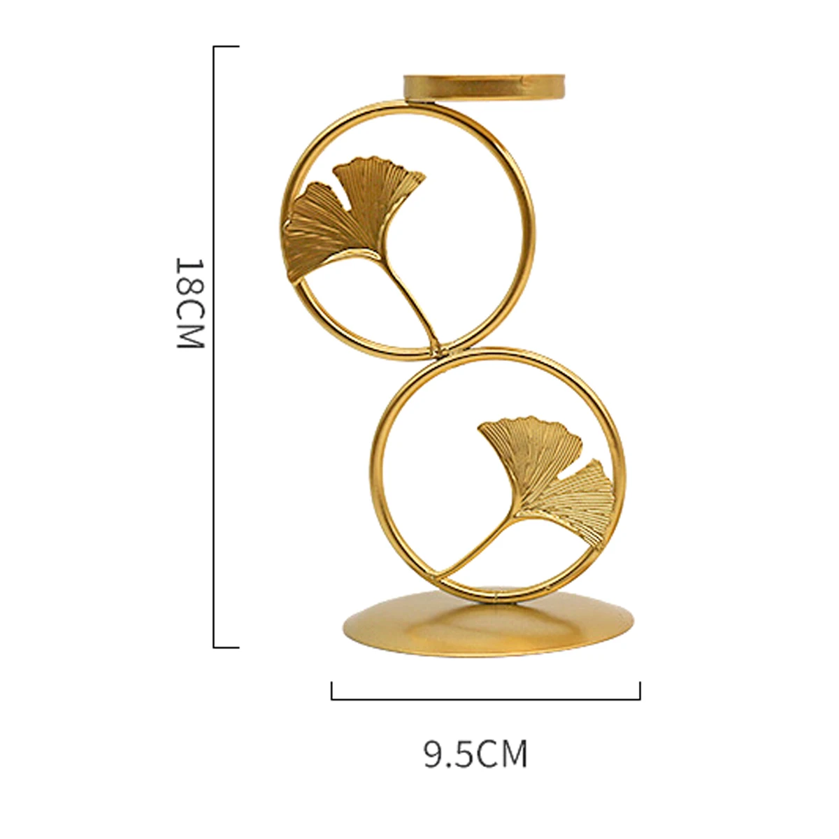 Creative Retro Gold Candlestick Decorations Ginkgo Leaf Round Ring Candle Utensils Romantic Wedding Props
Creative Retro Gold Candlestick Decorations Ginkgo Leaf Round Ring Candle Utensils Romantic Wedding Props
