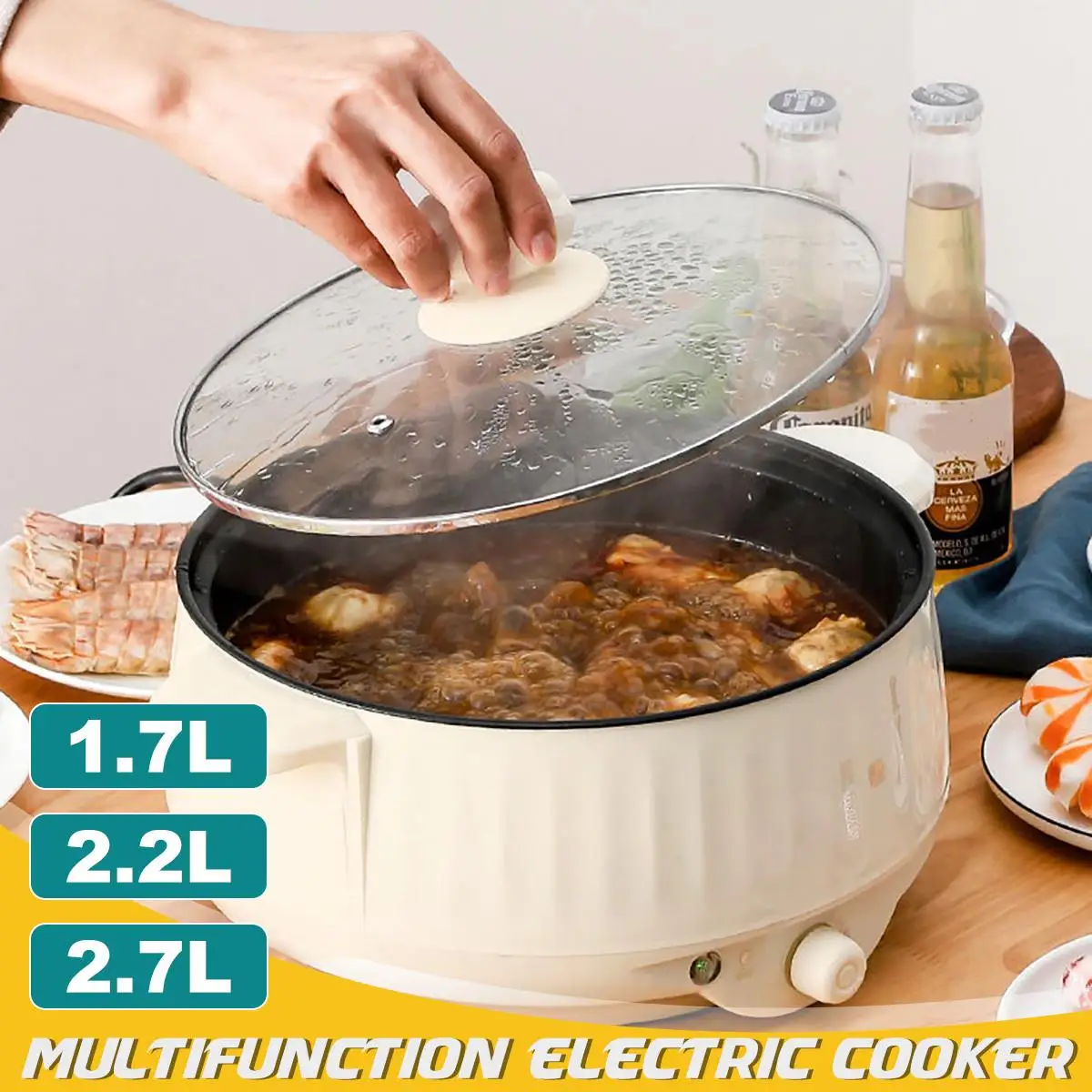 20-24cm Multi-Function Electric Cooker Non-stick Multicooker Electric Cooker For Travel School Home Free Gift 400W-1000W
20-24cm Multi-Function Electric Cooker Non-stick Multicooker Electric Cooker For Travel School Home Free Gift 400W-1000W