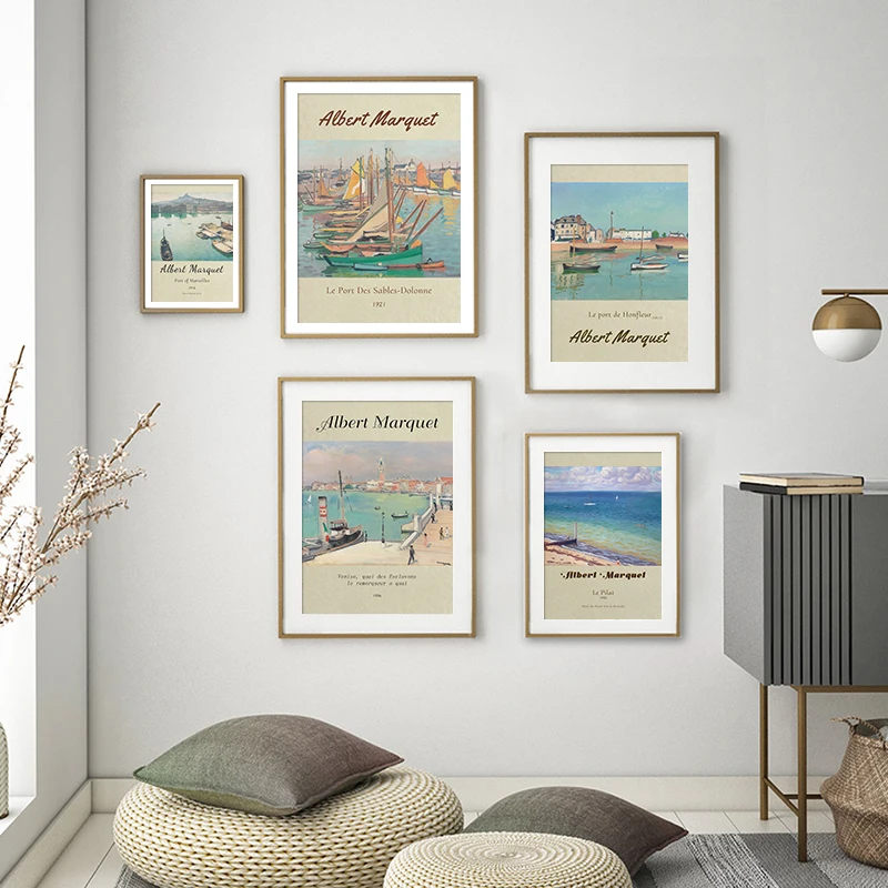 Albert Marquet Classic Vintage Abstract Oil Painting Landscape Posters Canvas Harbor Print Pictures Living Room Home Wall Decor
Albert Marquet Classic Vintage Abstract Oil Painting Landscape Posters Canvas Harbor Print Pictures Living Room Home Wall Decor