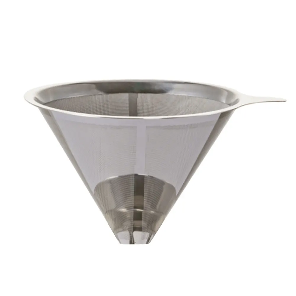 Reusable Coffee Funnel Stainless Steel Tea Cone Portable Kitchen Coffee Filter Mesh Coffee Filter Baskets Coffeemaker
Reusable Coffee Funnel Stainless Steel Tea Cone Portable Kitchen Coffee Filter Mesh Coffee Filter Baskets Coffeemaker