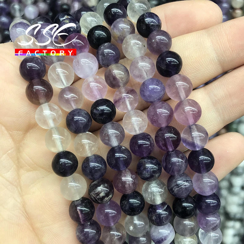 Natural Purple Fluorite Beads Colorful Fluorite Quartz Loose 4 6 8 10 12mm Pick Size Beads For Jewelry Making Bracelet DIY
Natural Purple Fluorite Beads Colorful Fluorite Quartz Loose 4 6 8 10 12mm Pick Size Beads For Jewelry Making Bracelet DIY