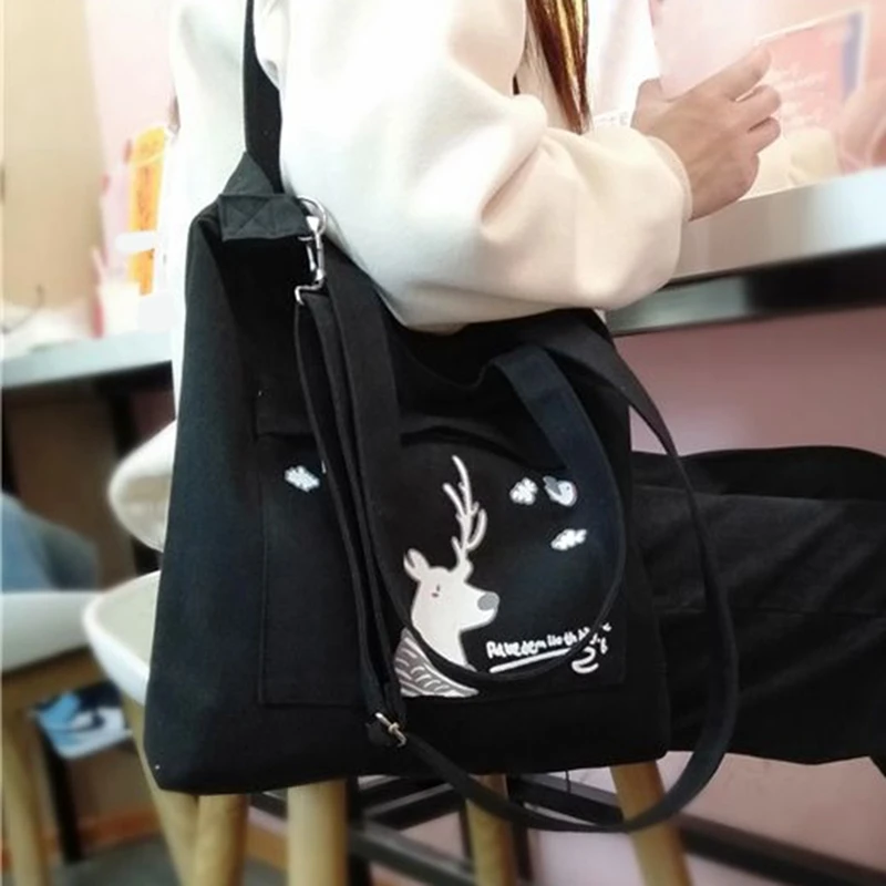 Fashion Women's Canvas Shoulder Bag Casual Tote Bag Soft Messenger Bag School Bag Anime Handbag Shopping Bag
Fashion Women's Canvas Shoulder Bag Casual Tote Bag Soft Messenger Bag School Bag Anime Handbag Shopping Bag