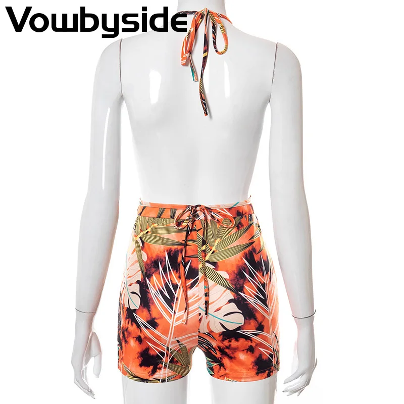 Women's New Leaf Print Lace Up Sexy Bikini Beach Shorts Jumpsuit Romper Playsuit
Women's New Leaf Print Lace Up Sexy Bikini Beach Shorts Jumpsuit Romper Playsuit