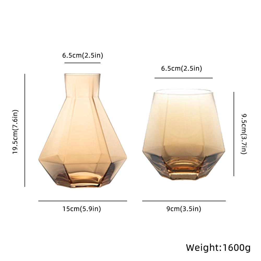 Water Kettle Glass Cups Nordic Geometric Glass Cold Water Jug Set Cup Drinking Ware Simple Household Juice Pot Water Pitcher 
Water Kettle Glass Cups Nordic Geometric Glass Cold Water Jug Set Cup Drinking Ware Simple Household Juice Pot Water Pitcher