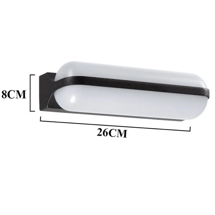 12W 24W Outdoor Waterproof LED Porch Wall Lamp Aluminum Garden Porch Light Hotel Villa Corridor Hotel Balcony Wall Lamp
12W 24W Outdoor Waterproof LED Porch Wall Lamp Aluminum Garden Porch Light Hotel Villa Corridor Hotel Balcony Wall Lamp