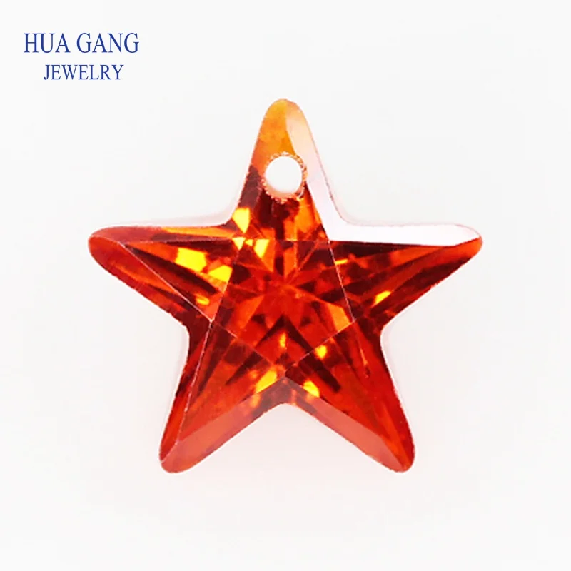 Single Hole AAAAA Star Shape Orange Cubic Zirconia Stone For Jewelry Making 4x4~10x10mm High Quality CZ Free Shipping 
Single Hole AAAAA Star Shape Orange Cubic Zirconia Stone For Jewelry Making 4x4~10x10mm High Quality CZ Free Shipping