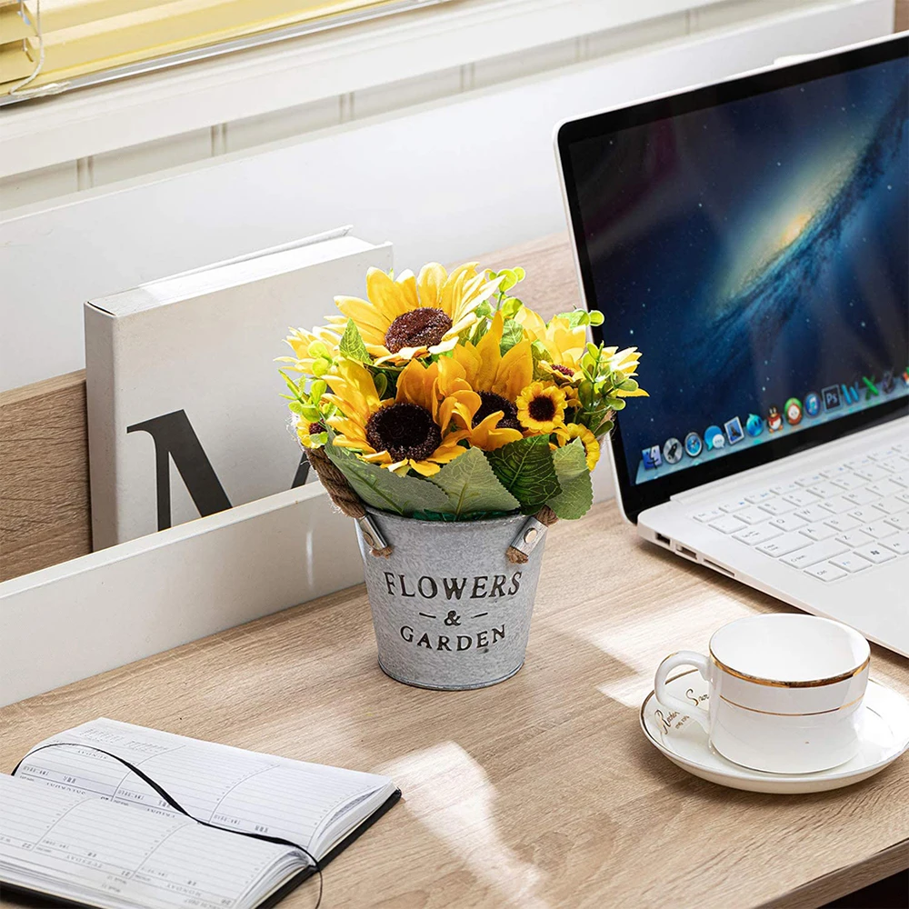 Искусственный букет подсолнухов бонсай с вазой, пластиковые искусственные цветы «сделай сам» в горшке для рождества, дома, офиса, декор для ... 
Искусственный букет подсолнухов бонсай с вазой, пластиковые искусственные цветы «сделай сам» в горшке для рождества, дома, офиса, декор для ...