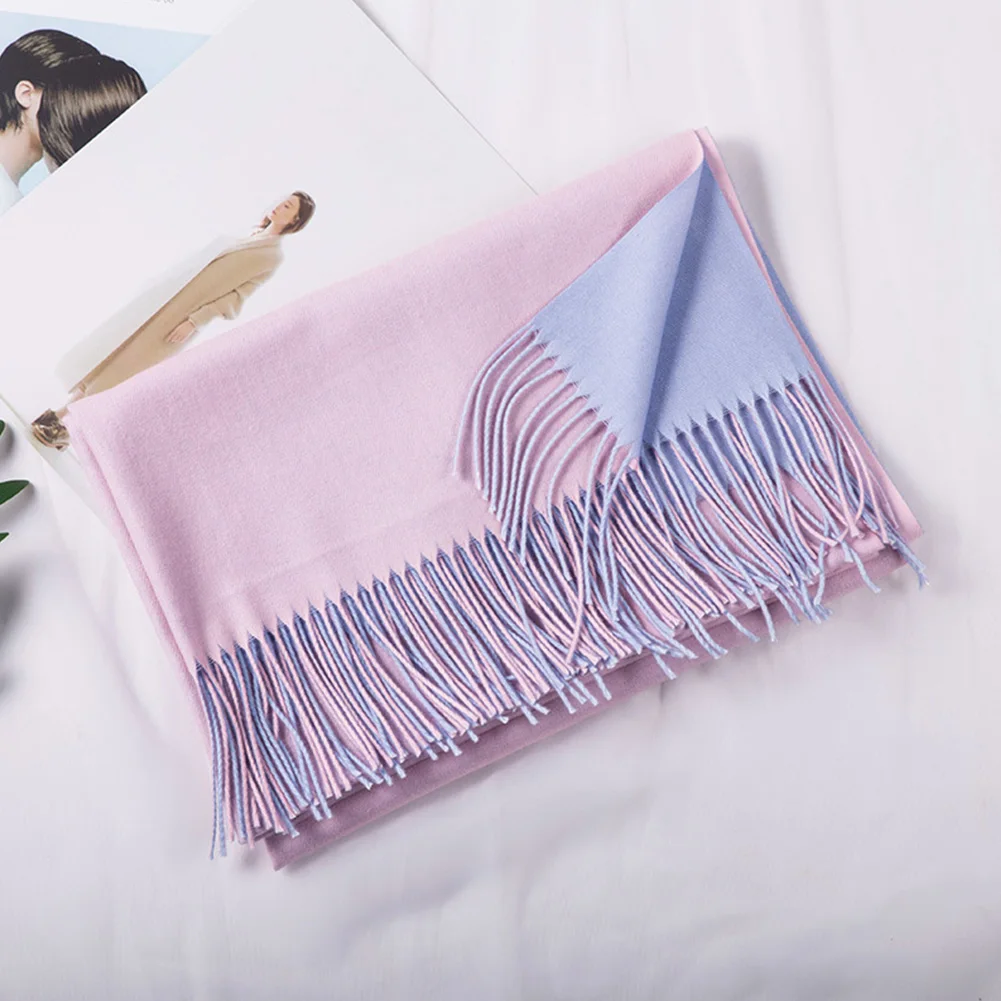 Winter Artificial Wool Scarf Pashmina Shawl Wrap for Women Long Large Warm Thick Windproof Scarves With Tassels
Winter Artificial Wool Scarf Pashmina Shawl Wrap for Women Long Large Warm Thick Windproof Scarves With Tassels