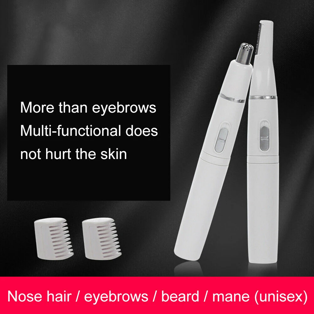Women Men Shaving 4 In 1 Head Electric Nose Hair Trimmer Multifunctional Removal Professional Mini Portable Safe Washable Blades
Women Men Shaving 4 In 1 Head Electric Nose Hair Trimmer Multifunctional Removal Professional Mini Portable Safe Washable Blades