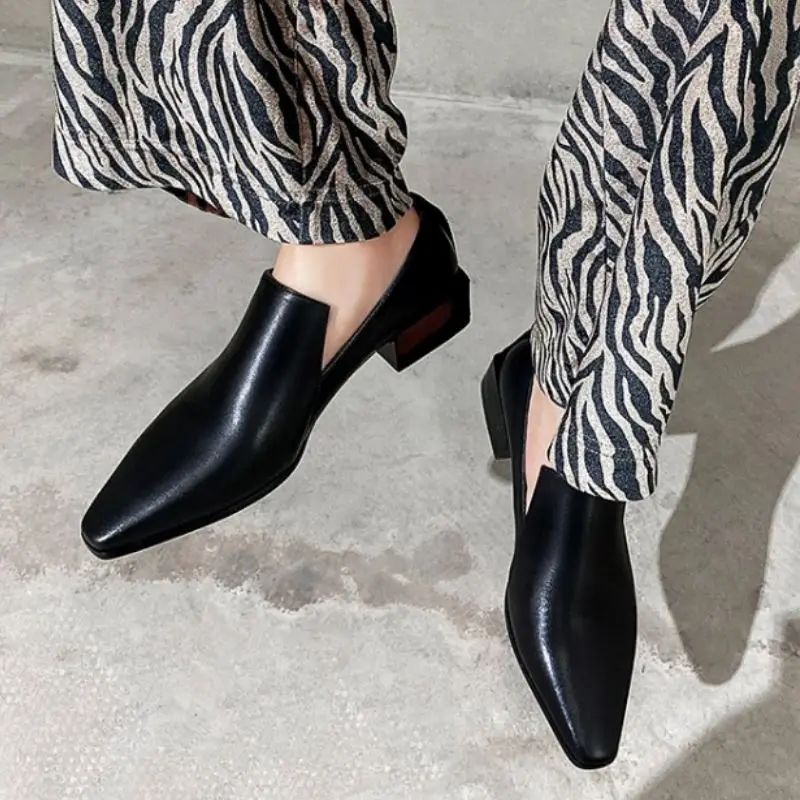 KemeKiss Real Leather Pumps For Women Square Toe Slip On Shoes Solid Color Ladies Footwear New Fashion Size 34-40
KemeKiss Real Leather Pumps For Women Square Toe Slip On Shoes Solid Color Ladies Footwear New Fashion Size 34-40