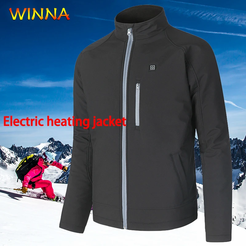 Mens Heated Windbreaker Jackets Taslon Waterproof Hooded Coat Autumn Winter Slim Fit Warm Electric Heating Outwear Use 6 Hours
Mens Heated Windbreaker Jackets Taslon Waterproof Hooded Coat Autumn Winter Slim Fit Warm Electric Heating Outwear Use 6 Hours