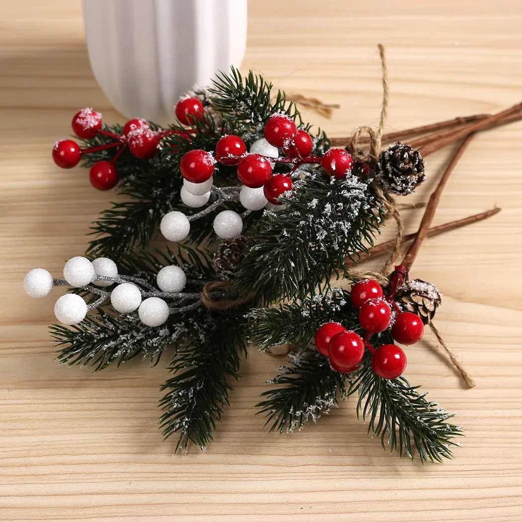 12pcs Artificial Flower Fake Snow Frost Pine Branch Cone Berry Holly DIY Xmas Tree Ornament Home Christmas Decor Supplies Gift
12pcs Artificial Flower Fake Snow Frost Pine Branch Cone Berry Holly DIY Xmas Tree Ornament Home Christmas Decor Supplies Gift