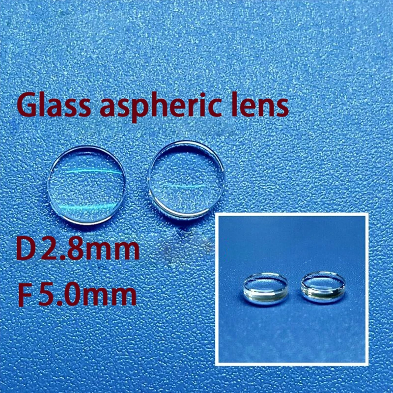 D 2.8mm Molded Glass Aspheric Collimating Lens Laser Tube Laser Module Fiber Coupling Focus Lens
D 2.8mm Molded Glass Aspheric Collimating Lens Laser Tube Laser Module Fiber Coupling Focus Lens