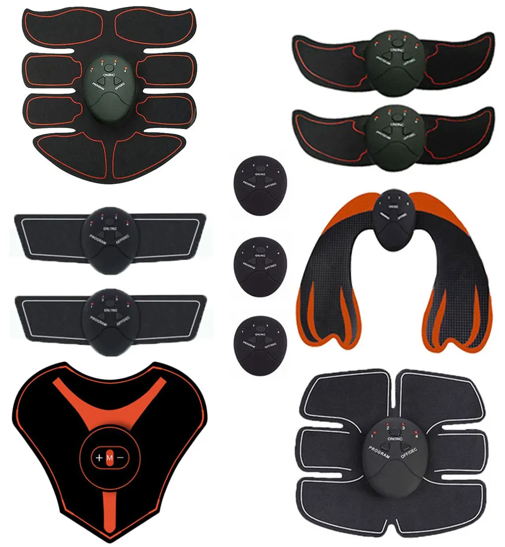 EMS Electric Muscle Stimulator Fitness Massage Abdominal Trainer Toner Body Slimming Massager Home Gym Equiment USB Rechargeable
EMS Electric Muscle Stimulator Fitness Massage Abdominal Trainer Toner Body Slimming Massager Home Gym Equiment USB Rechargeable