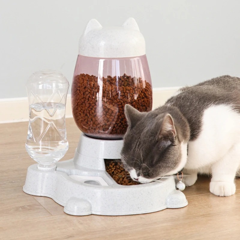 2.2L Pet Dog Cat Automatic Feeder Bowl for Dogs Drinking Water 528ml Bottle Kitten Bowls Slow Food Feeding Supplies 
2.2L Pet Dog Cat Automatic Feeder Bowl for Dogs Drinking Water 528ml Bottle Kitten Bowls Slow Food Feeding Supplies