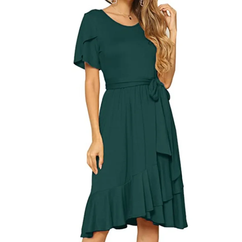Summer woman casual traf party ladies satin short sleeve sexy strap dress for women clothing Sundress Robes night exotic outfits
Summer woman casual traf party ladies satin short sleeve sexy strap dress for women clothing Sundress Robes night exotic outfits