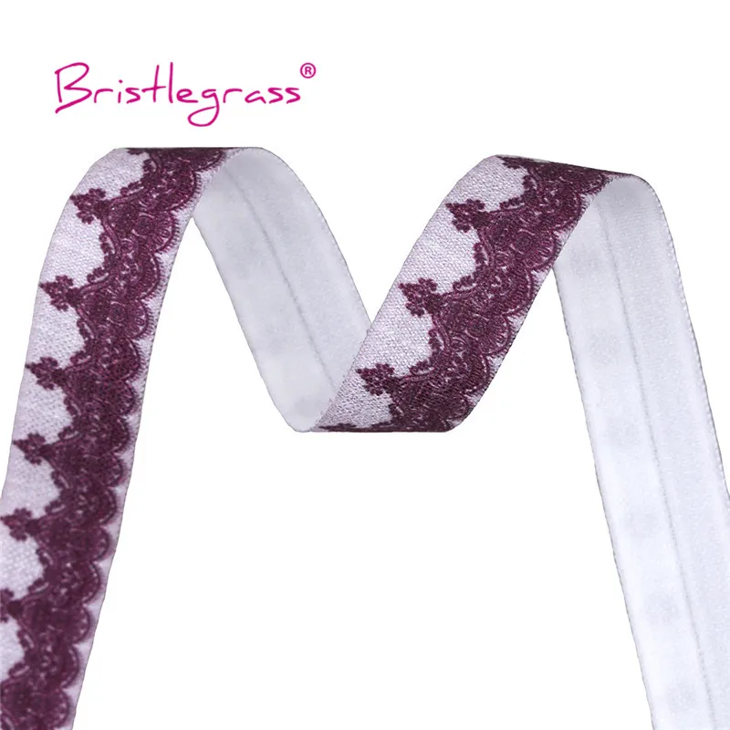 BRISTLEGRASS 2 5 Yard 5/8" 15mm Wine French Lace Print FOE Fold Over Elastic Spandex Band Tape Hair Tie Bracelet DIY Sewing Trim
BRISTLEGRASS 2 5 Yard 5/8" 15mm Wine French Lace Print FOE Fold Over Elastic Spandex Band Tape Hair Tie Bracelet DIY Sewing Trim