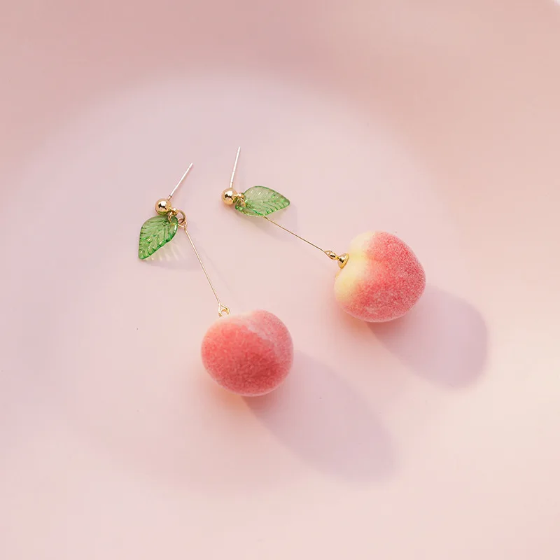 New Sweety Lovely Style Funny Simulated Peach Earrings Girls Cute Earrings Trendy Party Gifts Boucle D'oreille Pendientes
New Sweety Lovely Style Funny Simulated Peach Earrings Girls Cute Earrings Trendy Party Gifts Boucle D'oreille Pendientes