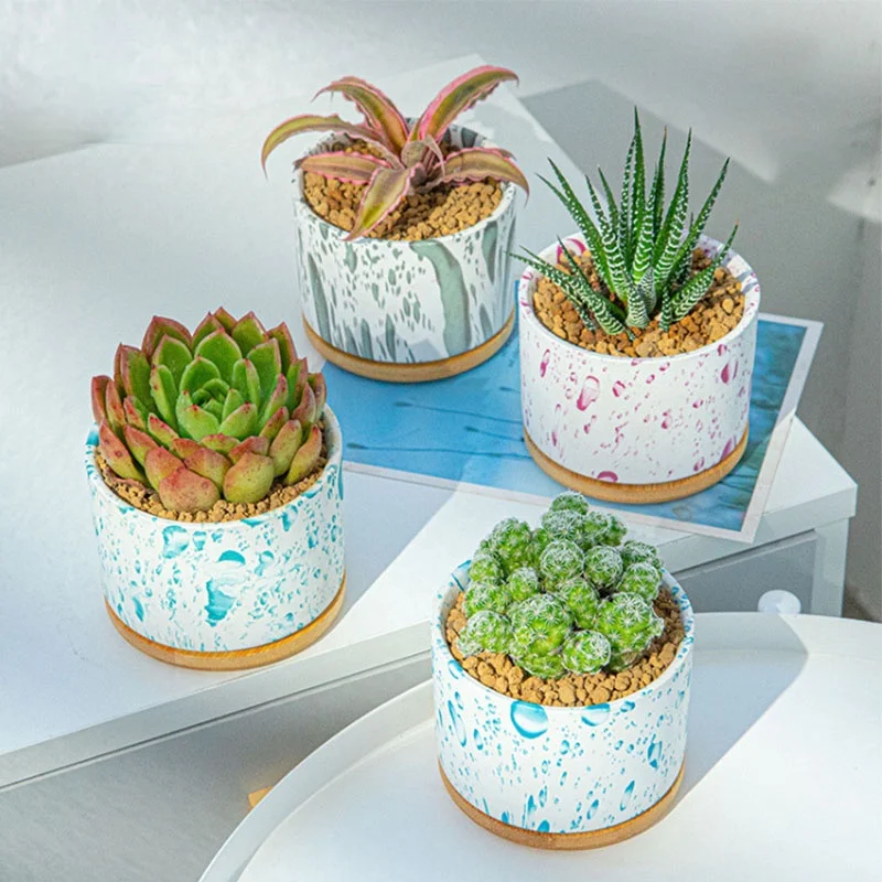 Home Decor Nordic Watermark Pattern Flower Pot Home Decoration Ceramic Pots Planter Desktop Display Succulent Flowerpots Bonsai
Home Decor Nordic Watermark Pattern Flower Pot Home Decoration Ceramic Pots Planter Desktop Display Succulent Flowerpots Bonsai