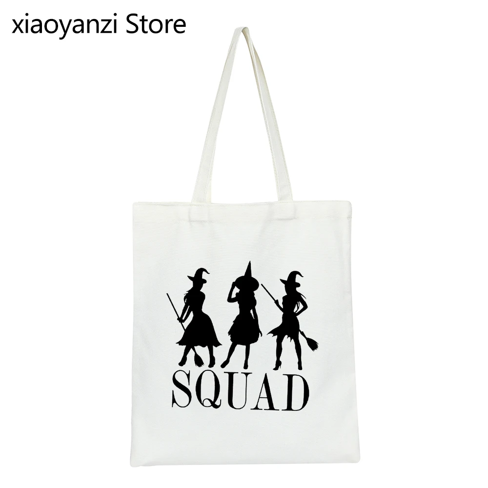 Funny Witch Graphic Shoulder Canvas Bag Women Fashion Halloween Handbag Femme Female Ladies Eco Reusable Shopping Bags
Funny Witch Graphic Shoulder Canvas Bag Women Fashion Halloween Handbag Femme Female Ladies Eco Reusable Shopping Bags